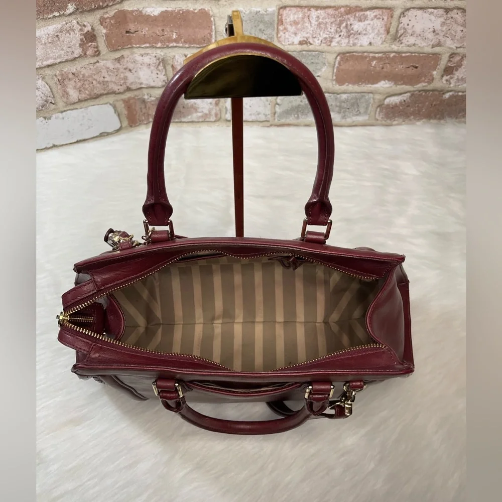 Brahmin Arden Satchel Tart Croc Embossed Leather - Picture 15 of 15